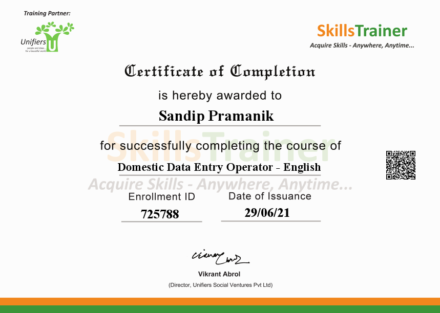 Data Entry Operations Certificate.pdf