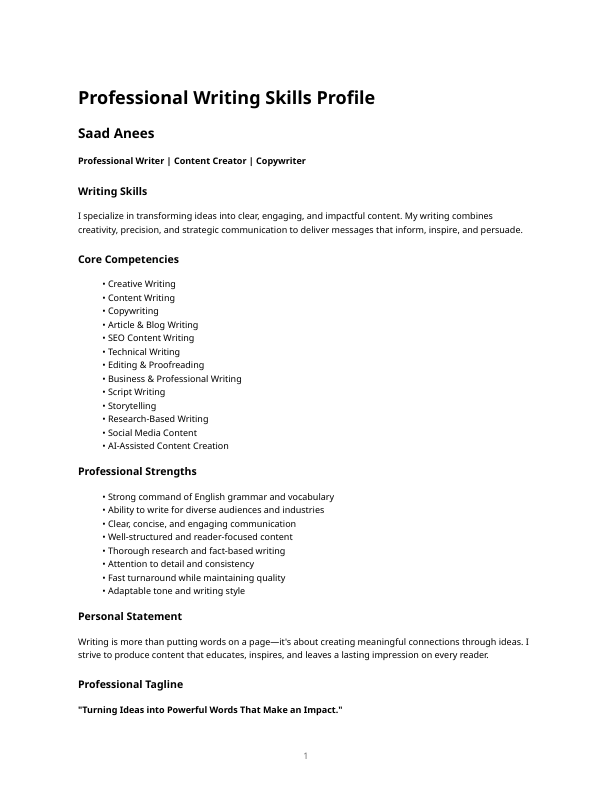 Professional Writing Skills Profile.pdf