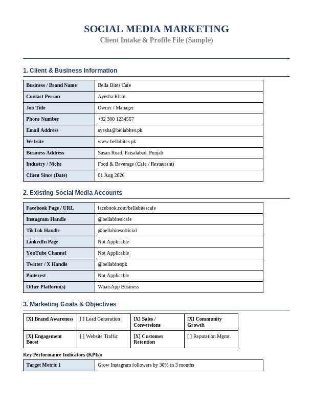 Social Media Client Intake File - Sample Filled.pdf