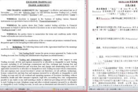 Chinese legal financial translation