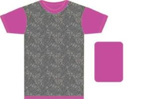 technical sketch for t-shirts