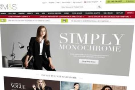 Marks and Spencer - E-commerce site