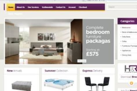 Online Furniture eCommerce site