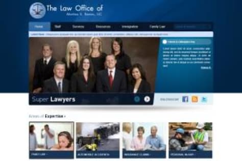 Website for Law Firm