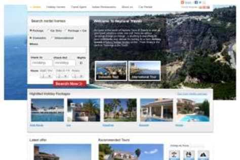 Website for a Travel