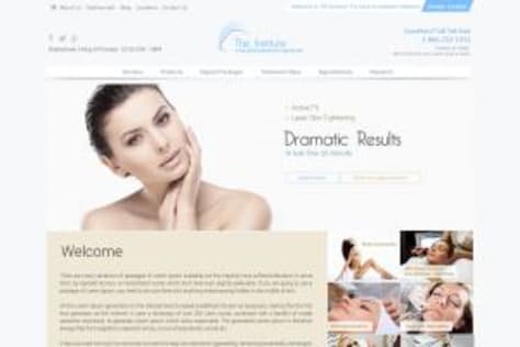 Website for Skin Care Treatment