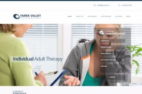 Psychology Treatment Website in Wordpress