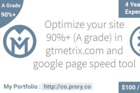 Speed Up your site - Website Optimization