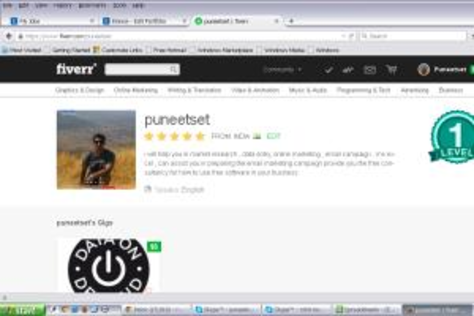 Active user of Fiverr