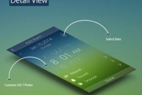 Set Alarm App Design