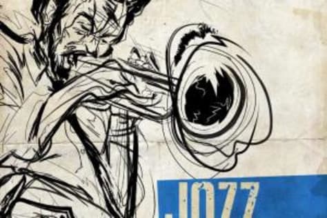 Graphic Novel Cover Illustration: Jazz Legend