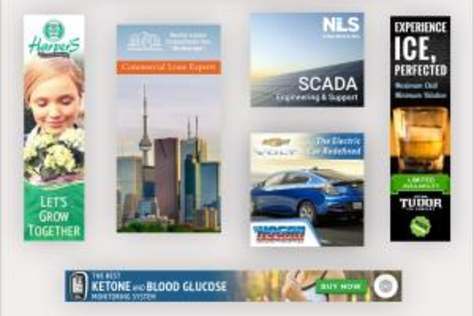 Advertisement, Banner, Display Ad, Social Ad, Print Ad