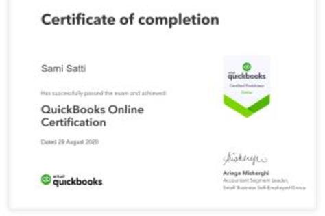 Quickbooks Pro Advisor