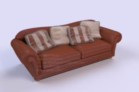 3d modelling and rendering of sofa