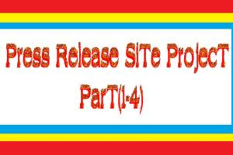 Demo project of press release site
