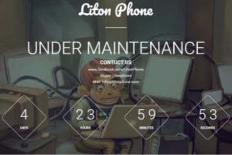 Under Maintenance Page Design