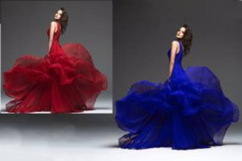 Change color of the dress