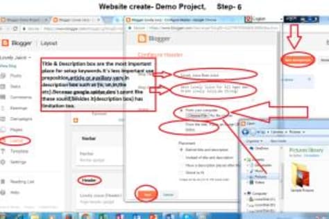Blog Site & post create & Design - Demo Project