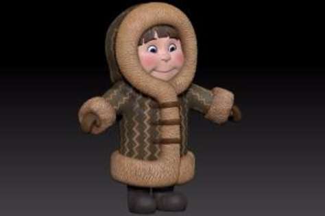 Model of the Yucca Boy for Animation Film