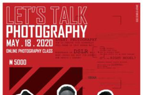 POSTERS FOR 'LET'S TALK PHOTOGRAPHY'