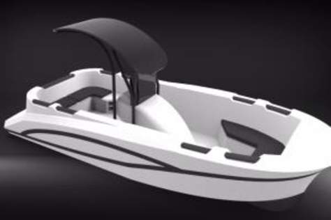 6.80 mt Tuana Fiber glass boat. Design Price 6000$