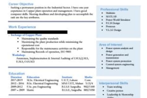 Resume Writing