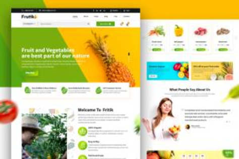 E commerce home page design