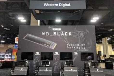 Western Digital (WD_BLACK) Print, Booth, T-shirt Design