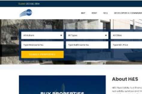 Web: Real Estate based Services WordPress Website