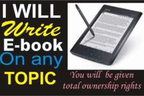 E-book Writing