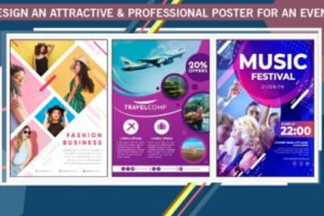 Poster/Flyer/Broucher Designing