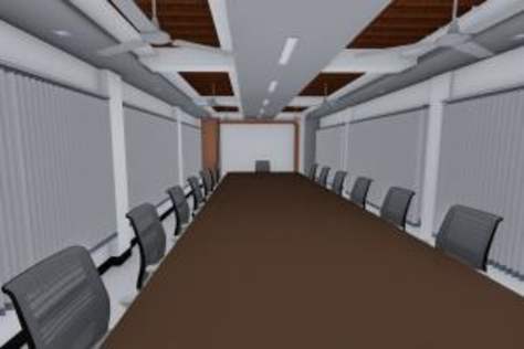 Conference room interior