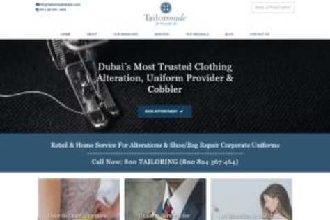 Tailor - UI UX designing, web design and development