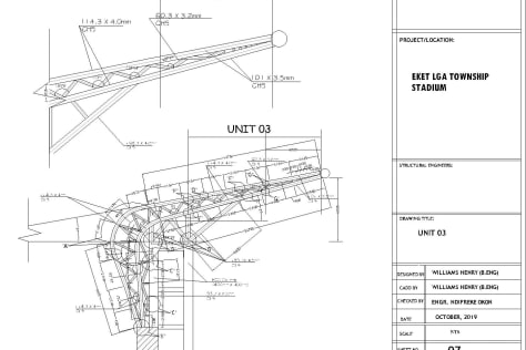 Steel Design of a 19.6m cantilevered truss