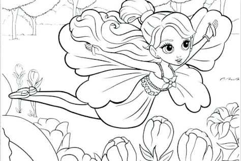 I will draw coloring book page for children