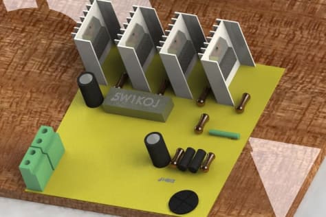 3D Electronic Circuit Model