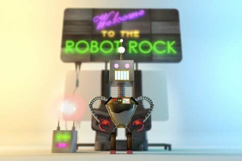 3D Concept Art/ Robot Rock