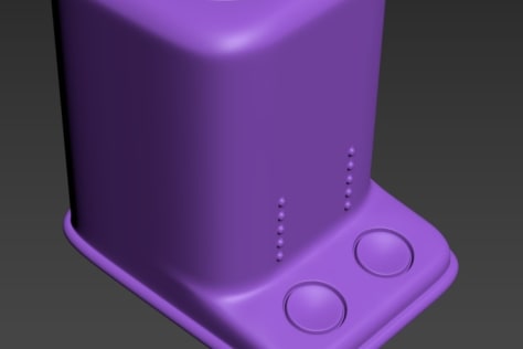 3D Modelling for 3D Printing. Coffee grinder prototype.