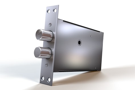 3D rendering of electromechanical lock