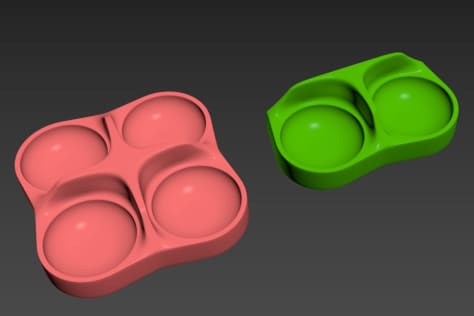 3D Modelling for 3D Printing. Feeder prototype.