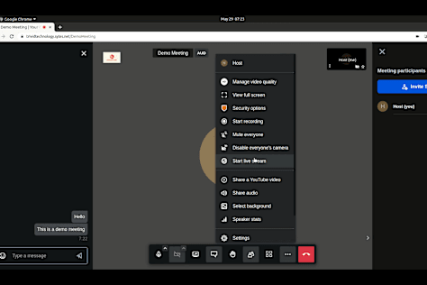 Video Conferencing web software