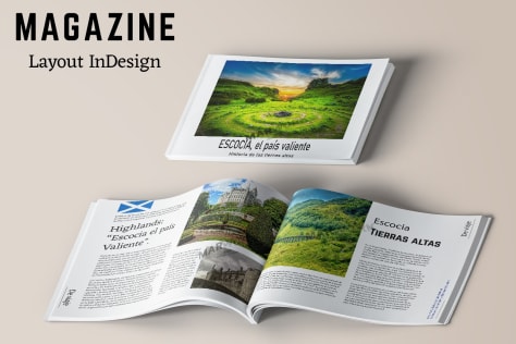 Magazines PDF in InDesign