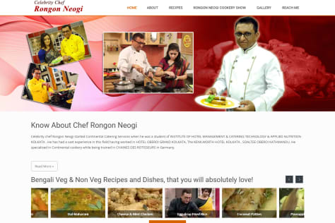 Chef Rongon Neogi - Website Development, SEO