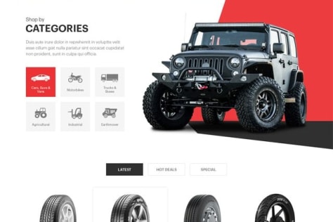 Auto Parts Selling Website