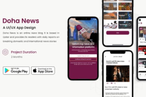 Doha News Mobile App Design