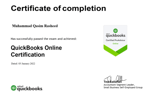 QuickBooks Online Certified