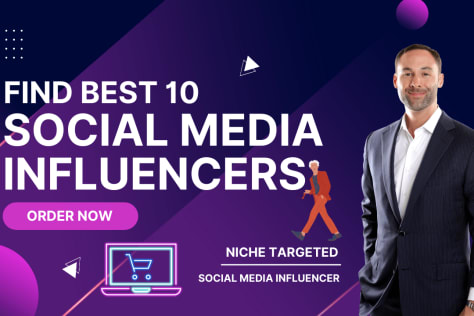 You will get influencers details to hire them