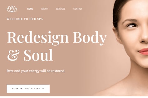 Spa Website