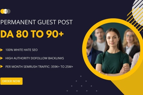 80 To 90+ DA Guest Post Websites