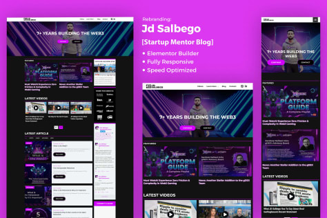 JD Salbego | Elementor Based Wordpress Blog